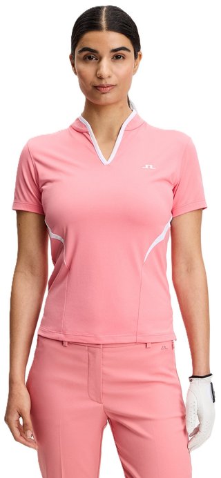 J.Lindeberg Katie top femme, flamingo plume