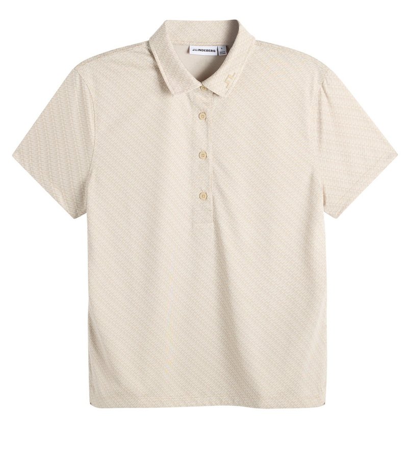 J.Lindeberg Caitlyn polo femme, flight bridge moonbeam