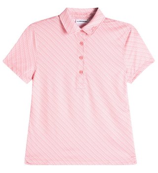 J.Lindeberg Caitlyn polo femme, flight bridge flamingo