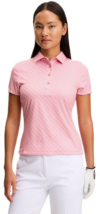 J.Lindeberg Caitlyn polo femme, flight bridge flamingo