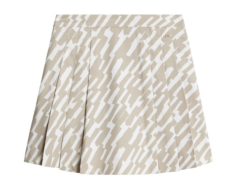 J.Lindeberg Alesia Print jupe-short femme, oak island fossil