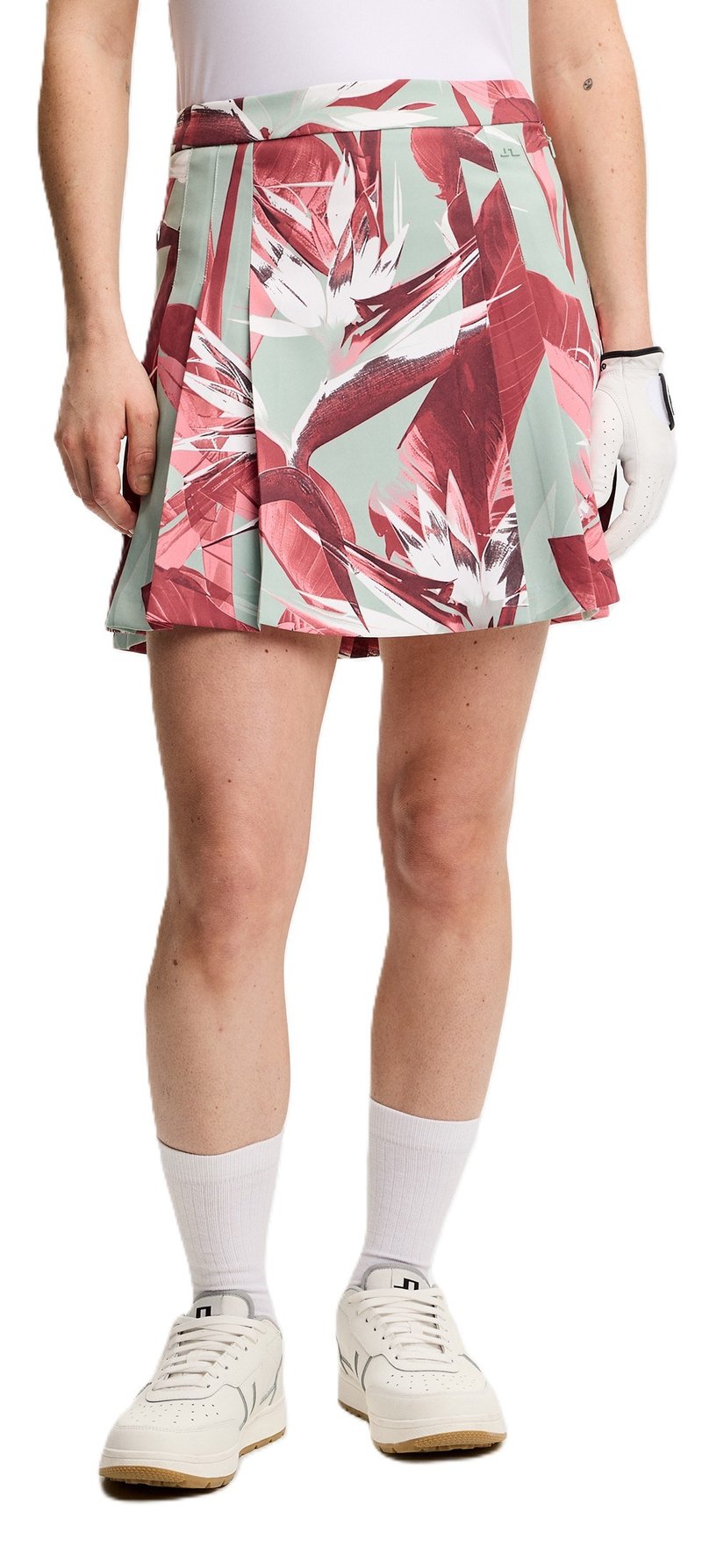 J.Lindeberg Alesia Print jupe-short femme, paradise jadeite