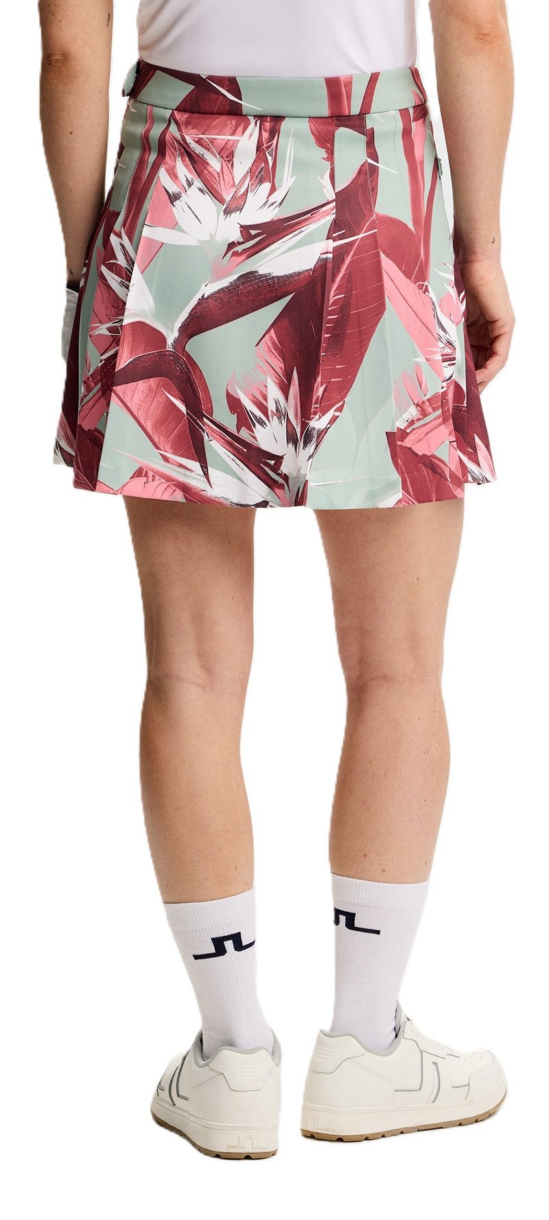 J.Lindeberg Alesia Print jupe-short femme, paradise jadeite