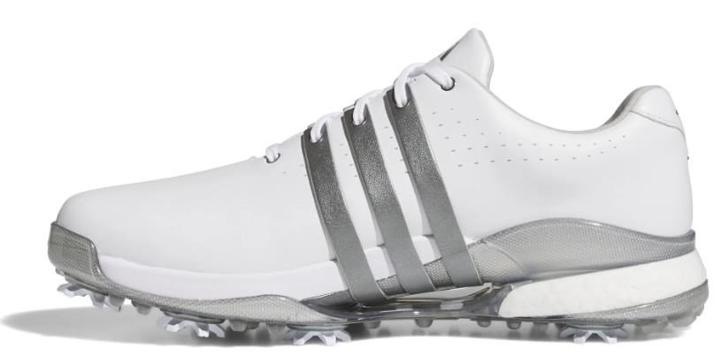 Adidas Tour360 24 chaussures de golf homme, blanc/gris