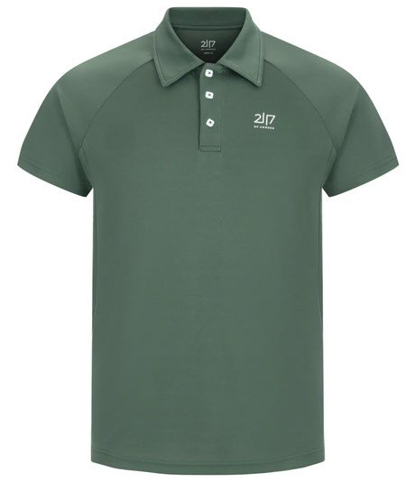 2117 of Sweden Fröseke Technical Pique polo homme, forest green