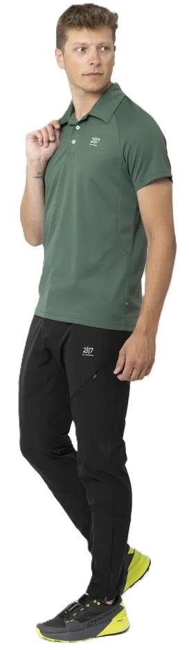 2117 of Sweden Fröseke Technical Pique polo homme, forest green