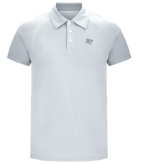 2117 of Sweden Fröseke Technical Pique polo homme, pearl blue