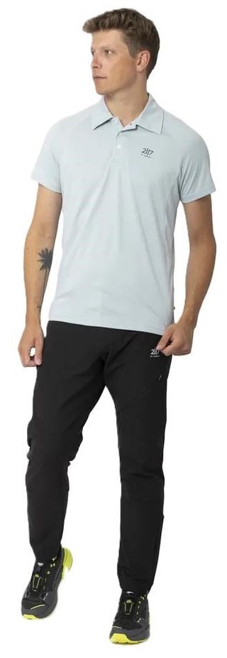 2117 of Sweden Fröseke Technical Pique polo homme, pearl blue