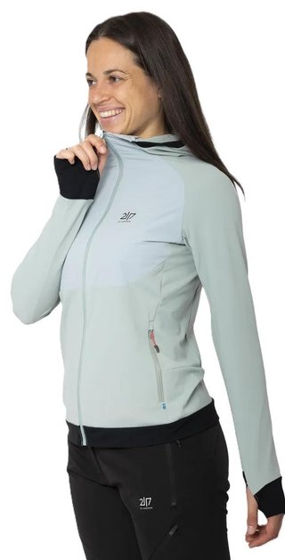 2117 of Sweden Lappea Hybrid veste femme, mint