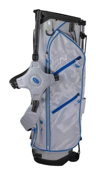 U.S. Kids Golf ULW-60 AV2 stand bag, gris/bleu
