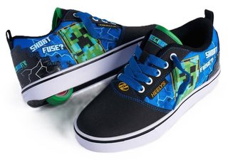 Heelys Minecraft Kama HE04212102 chaussures de golf unisexe, blanc/noir/vert