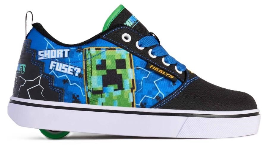 Heelys Minecraft Kama HE04212102 chaussures de golf unisexe, blanc/noir/vert