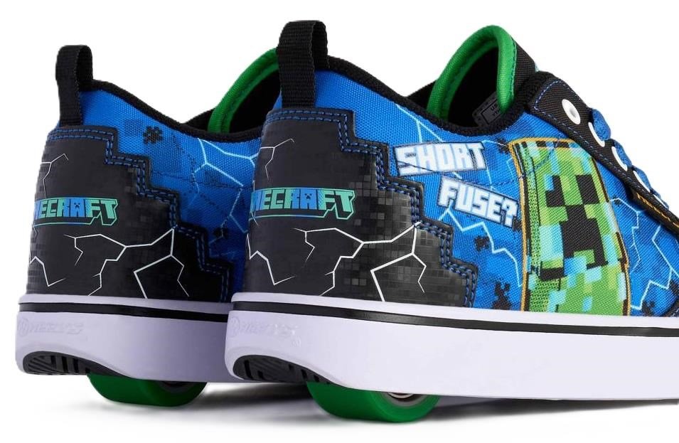 Heelys Minecraft Kama HE04212102 chaussures de golf unisexe, blanc/noir/vert