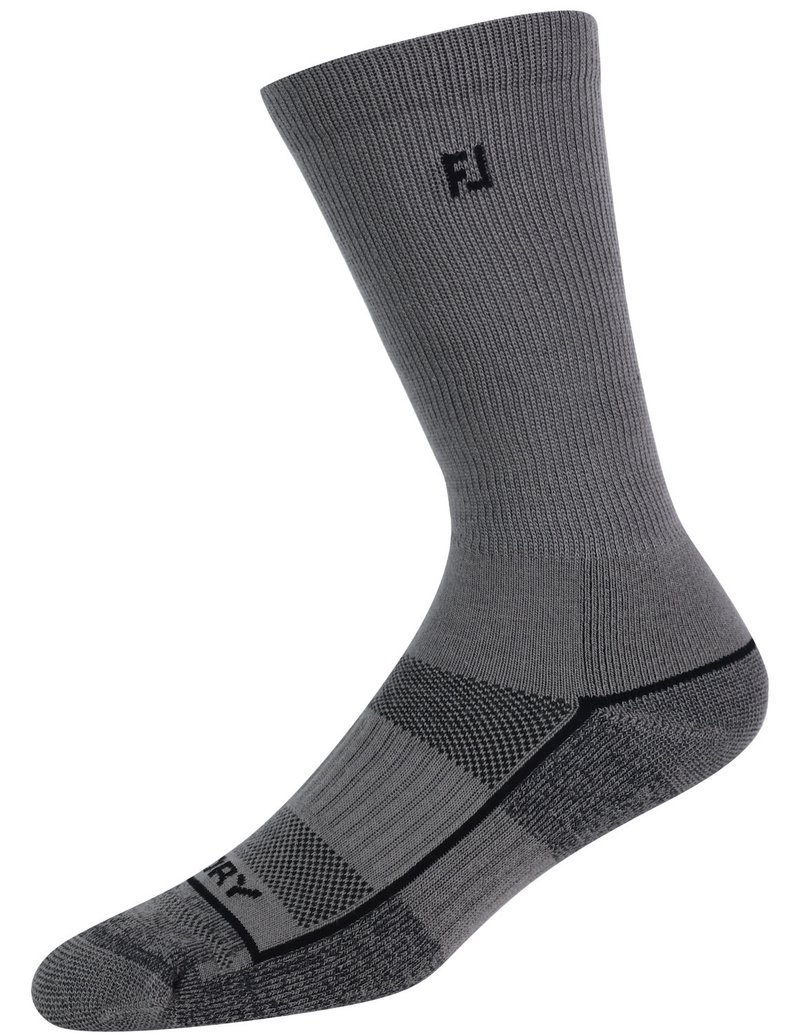 FootJoy ProDry Crew chaussettes homme, grises, EUR 39-46 (paire)