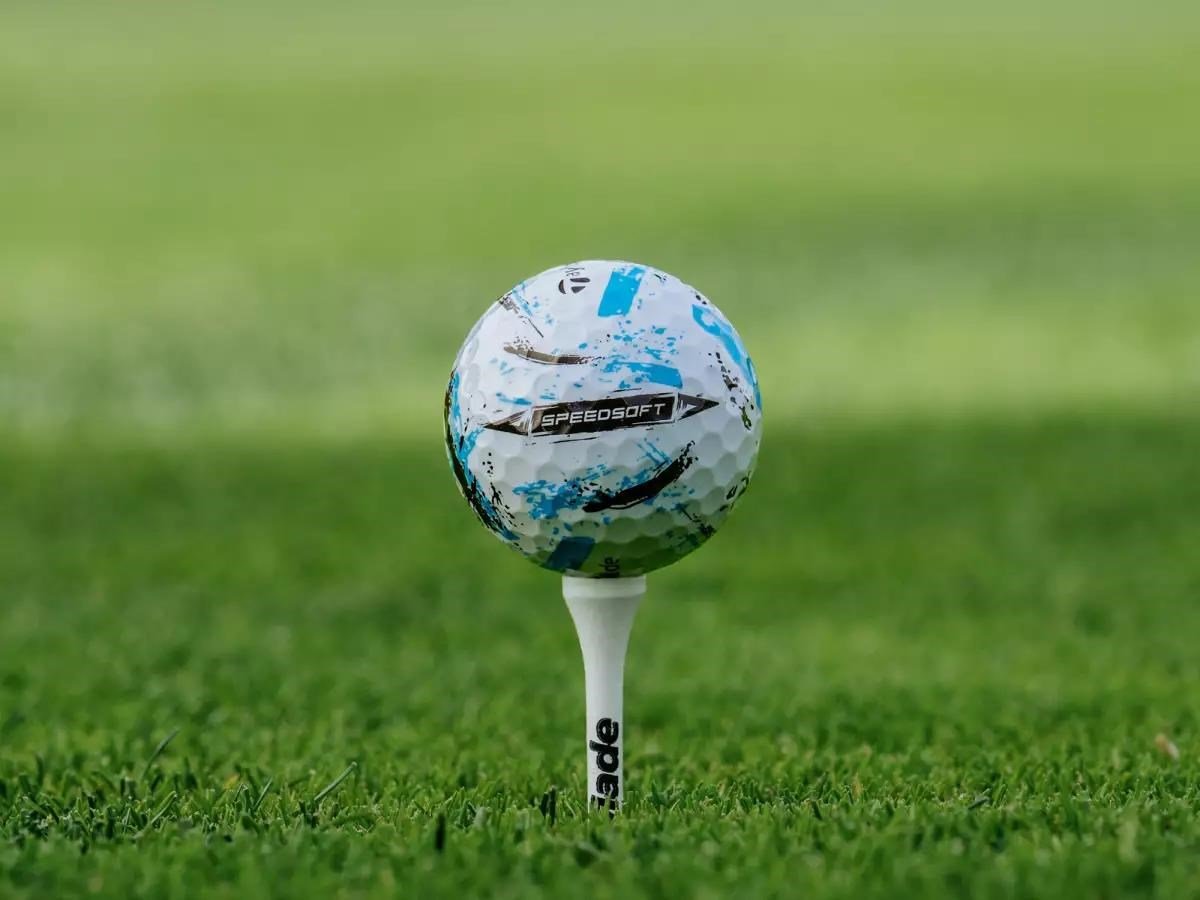 TaylorMade SpeedSoft Ink balles de golf, mix de couleurs (bleu, vert, orange, rose)