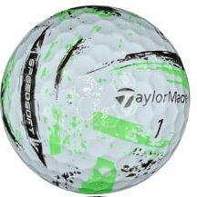 TaylorMade SpeedSoft Ink balles de golf, mix de couleurs (bleu, vert, orange, rose)