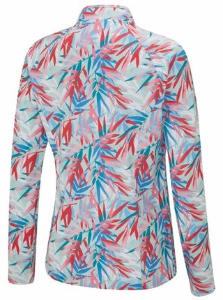 PING Arwen Printed Longsleeve polo femme manches longues, tropic retreat