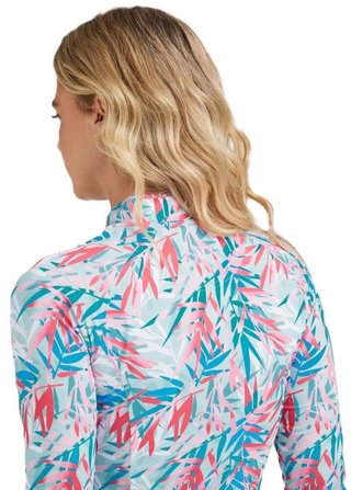 PING Arwen Printed Longsleeve polo femme manches longues, tropic retreat