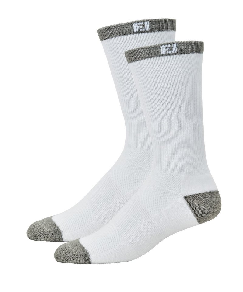 FootJoy ProDry Crew Junior chaussettes junior, blanc