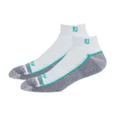 FootJoy ProDry Sport chaussettes homme, blanc/sea glass/charbon