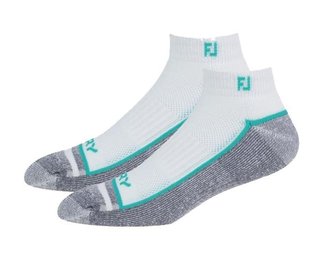 FootJoy ProDry Sport chaussettes homme, blanc/sea glass/charbon