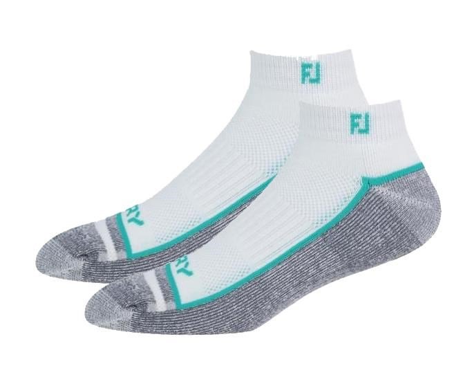 FootJoy ProDry Sport chaussettes homme, blanc/sea glass/charbon