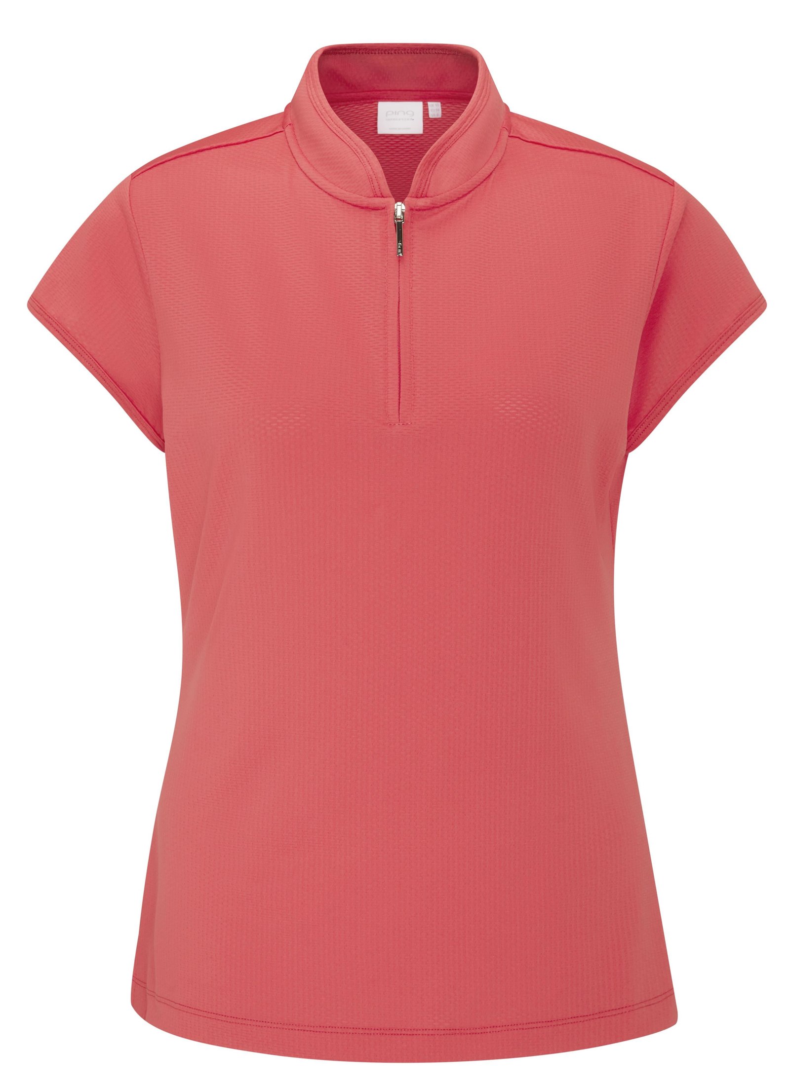 PING Evetta Jacquard polo femme, paradise pink