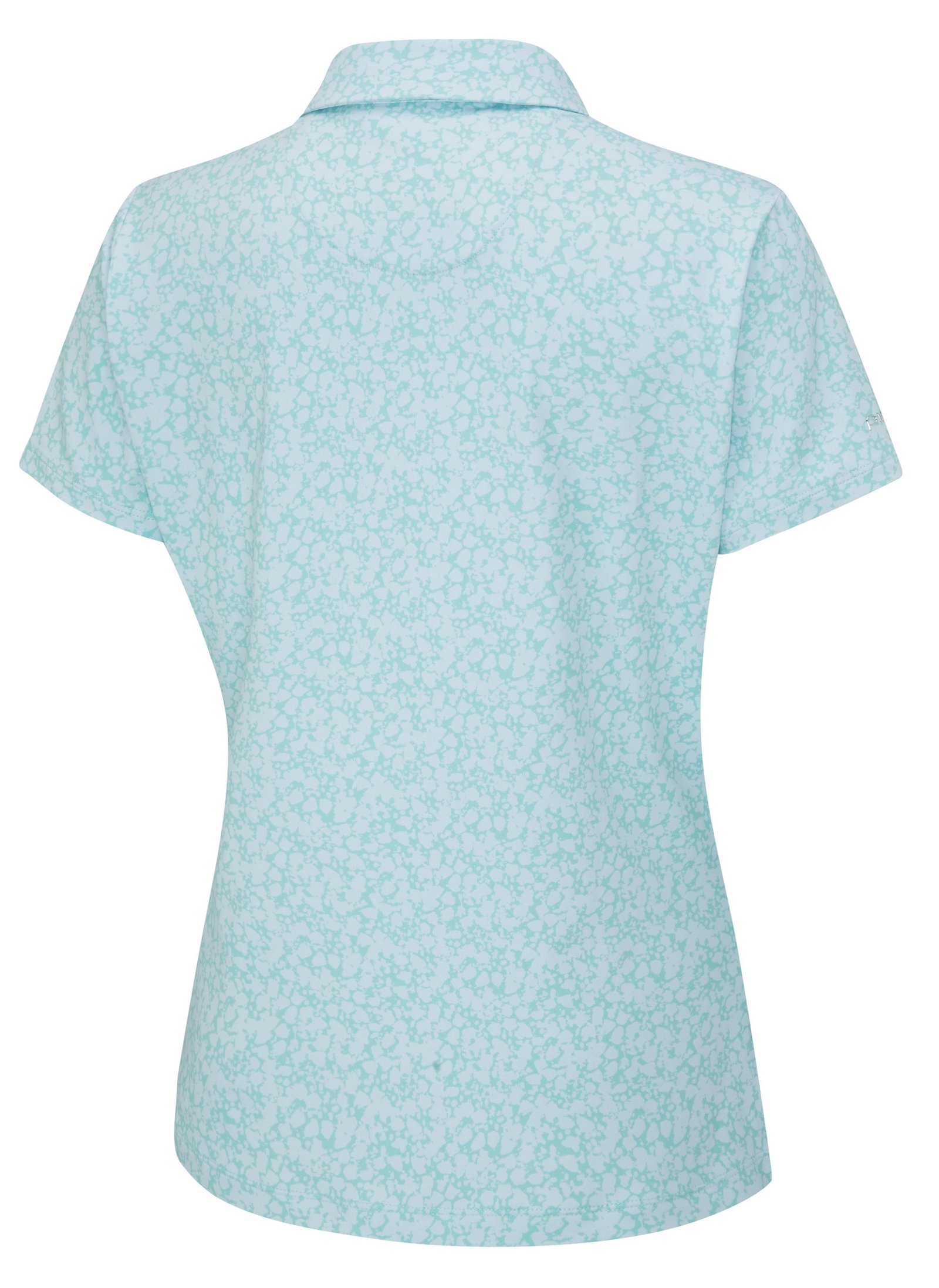PING Aeria Printed polo femme imprimé, splash