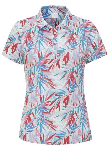 PING Aeria Printed polo femme, tropic retreat