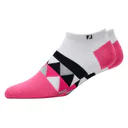 FootJoy ProDry Lightweight Low-Cut Fashion chaussettes femme, blanc/rose