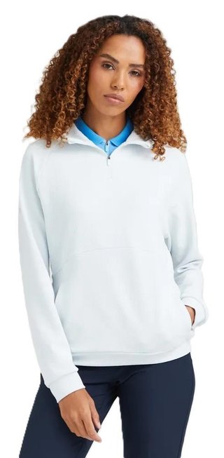 PING Rhona Textured sweat à capuche femme, gris doux
