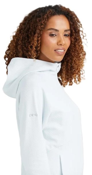 PING Rhona Textured sweat à capuche femme, gris doux