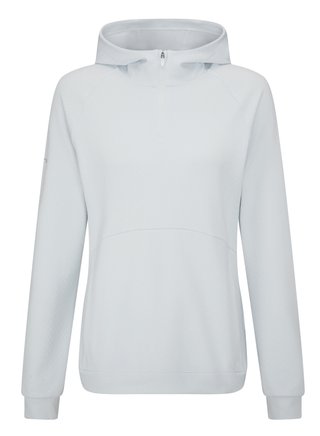 PING Rhona Textured sweat à capuche femme, gris doux