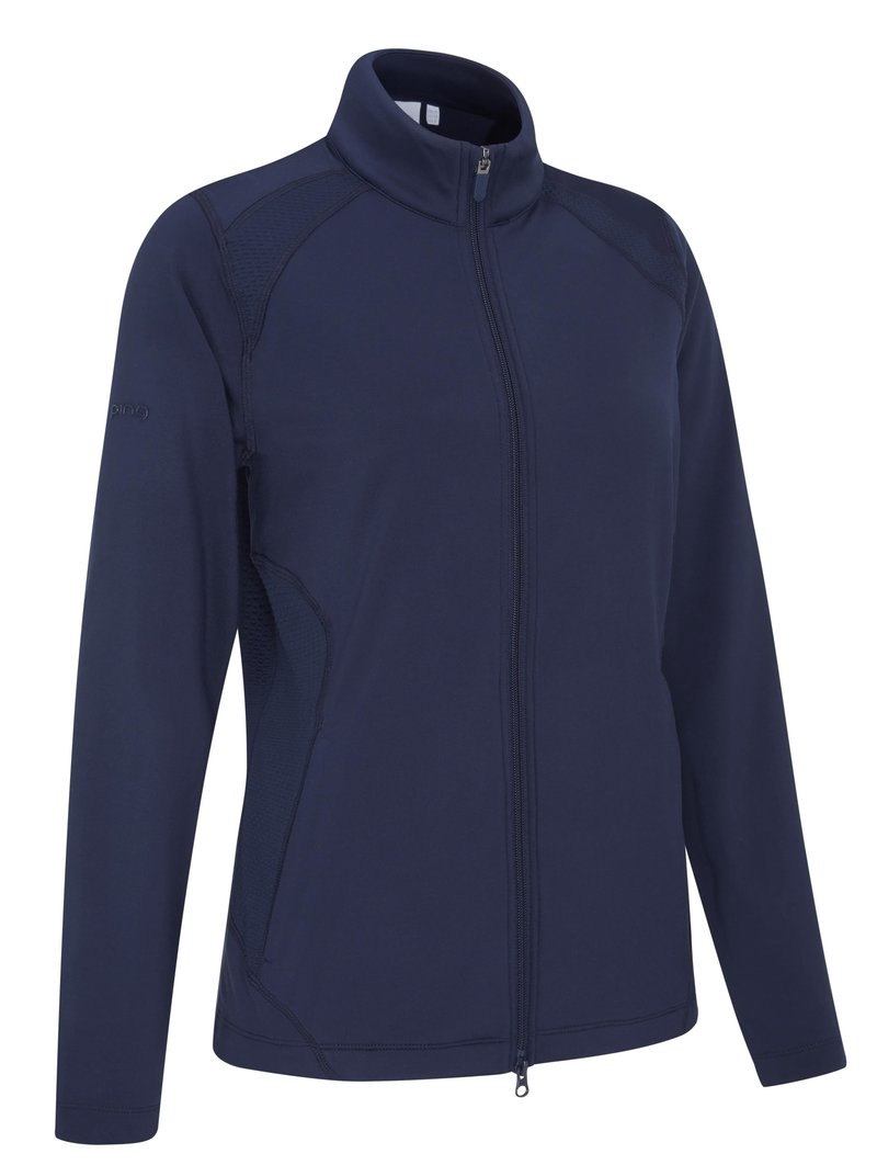 PING Eda Lightweight Full Zip veste femme zippée, navy