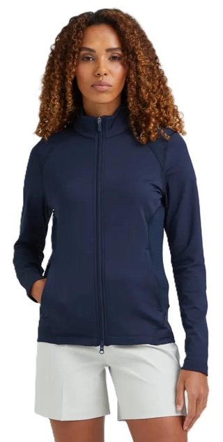PING Eda Lightweight Full Zip veste femme zippée, navy