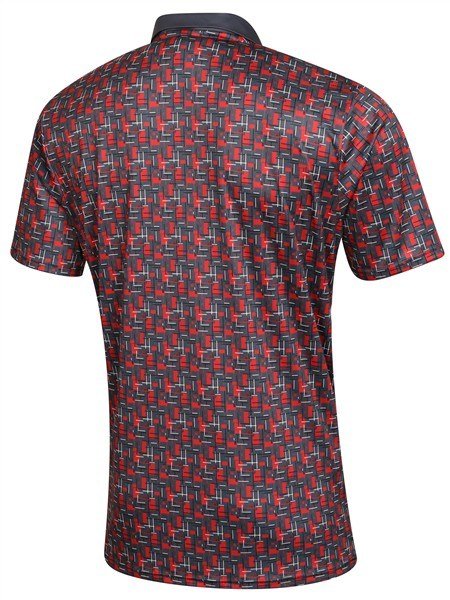 Fashion Sports Wear Lisabon polo homme, noir/rouge