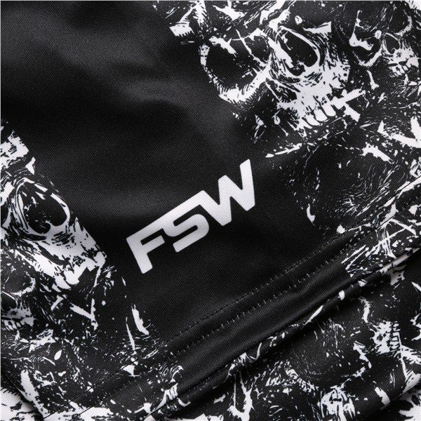 Fashion Sports Wear Skulls polo homme, noir