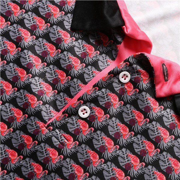 Fashion Sports Wear Nairobi polo homme, noir/rose