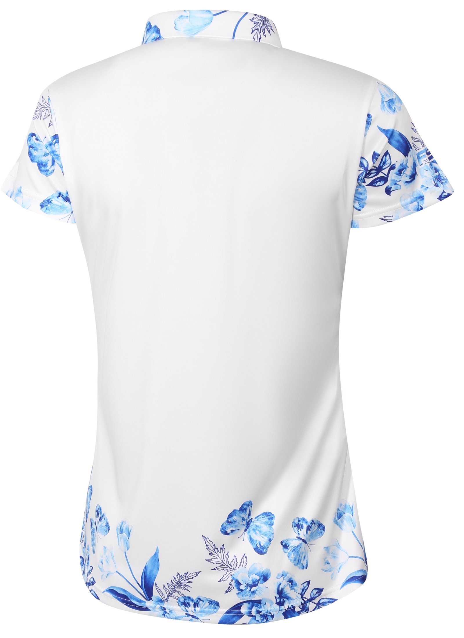 Fashion Sports Wear Tirana polo femme, blanc/bleu