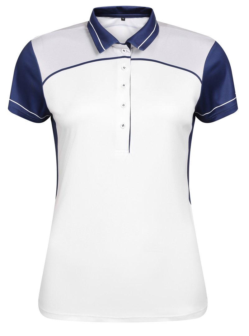 Fashion Sports Wear Accra polo femme, blanc