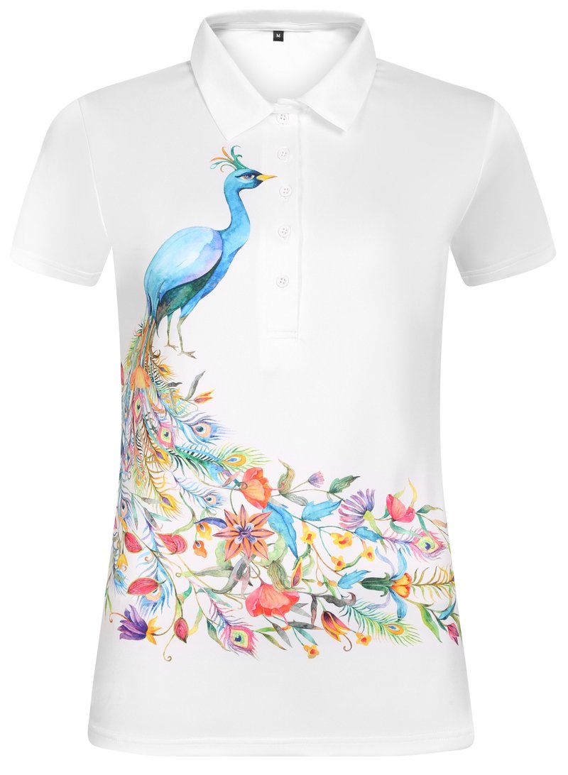 Fashion Sports Wear Valencia polo femme, blanc