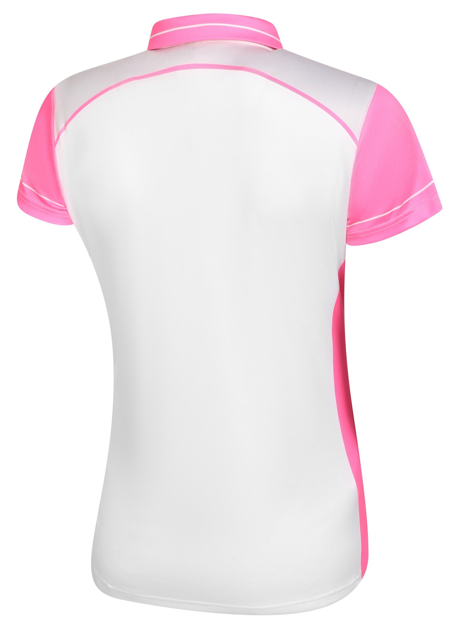 Fashion Sports Wear Accra Pink polo femme, blanc/rose