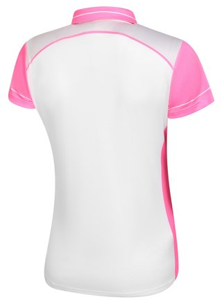 Fashion Sports Wear Accra Pink polo femme, blanc/rose