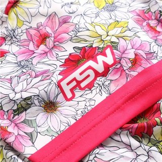 Fashion Sports Wear Luanda polo femme, blanc/rouge