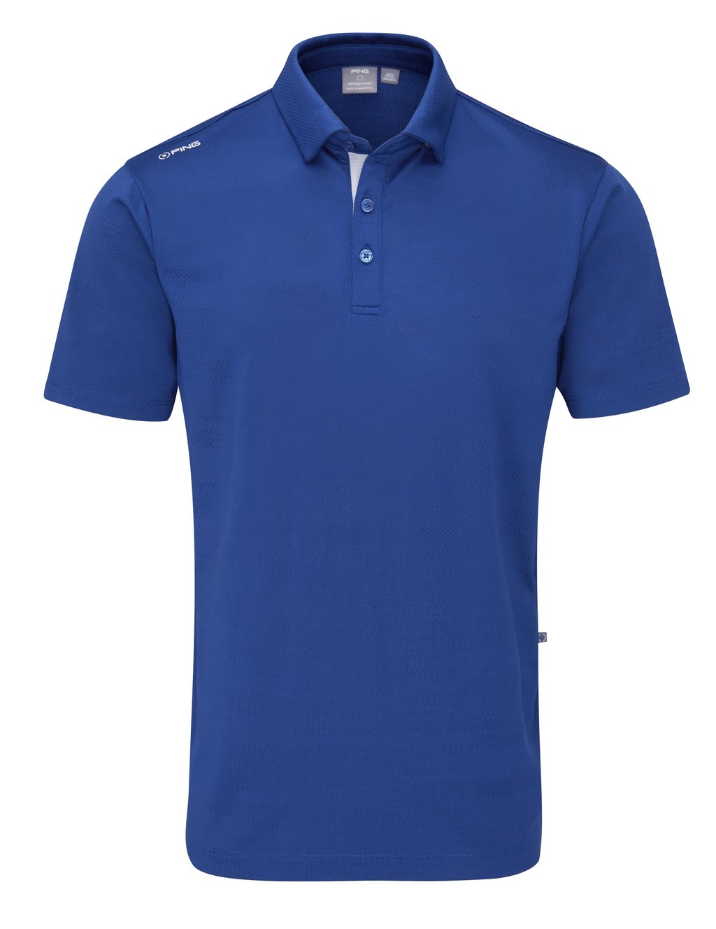 PING Claude Camo Mesh polo homme, inky