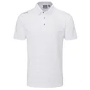 PING Claude Camo Mesh polo homme, blanc