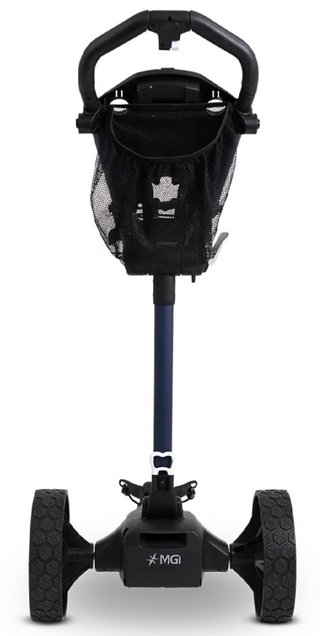 MGI E-Boost hybrid golf trolley 2026 chariot électrique, bleu mat
