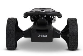 MGI E-Boost hybrid golf trolley 2026 chariot électrique, bleu mat