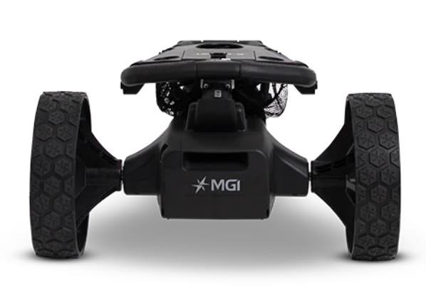 MGI E-Boost hybrid golf trolley 2026 chariot électrique, bleu mat