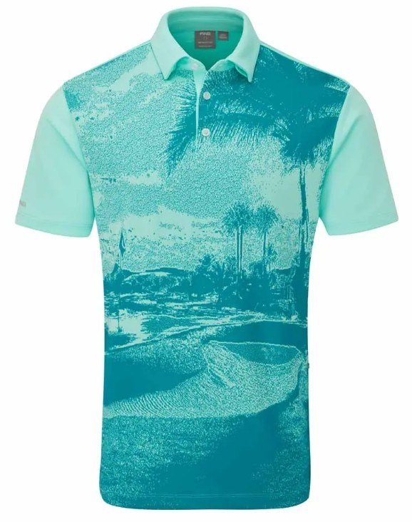 PING Tiago polo homme, green bay multi